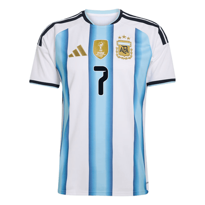 DE PAUL #7 Argentina Tröja 2026 Hemma Premium Blå & Vit-9
