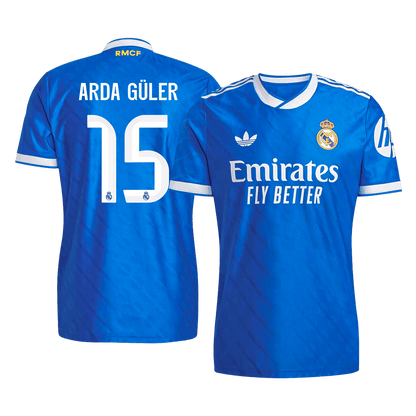 Real Madrid Tröja ARDA GÜLER #15 2025/26 Tredje Blå