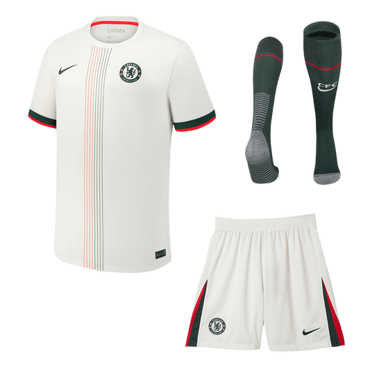 Chelsea Tröja Bortaställ 2025/26 Vit