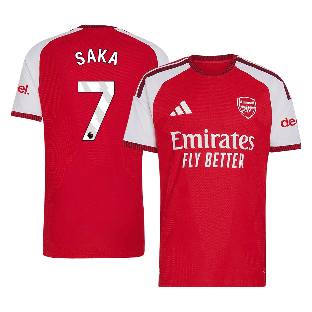 Arsenal Tröja SAKA #7 2026/27 Hemma Autentisk Röd