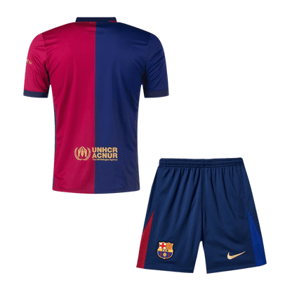 Barcelona Tröja Hemmaställ 2024/25 Röd & Blå-14