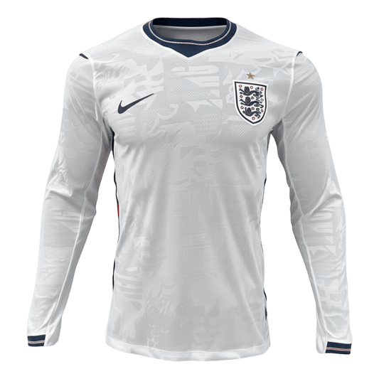 England Tröja 2026 Hemma Långärmad Vit