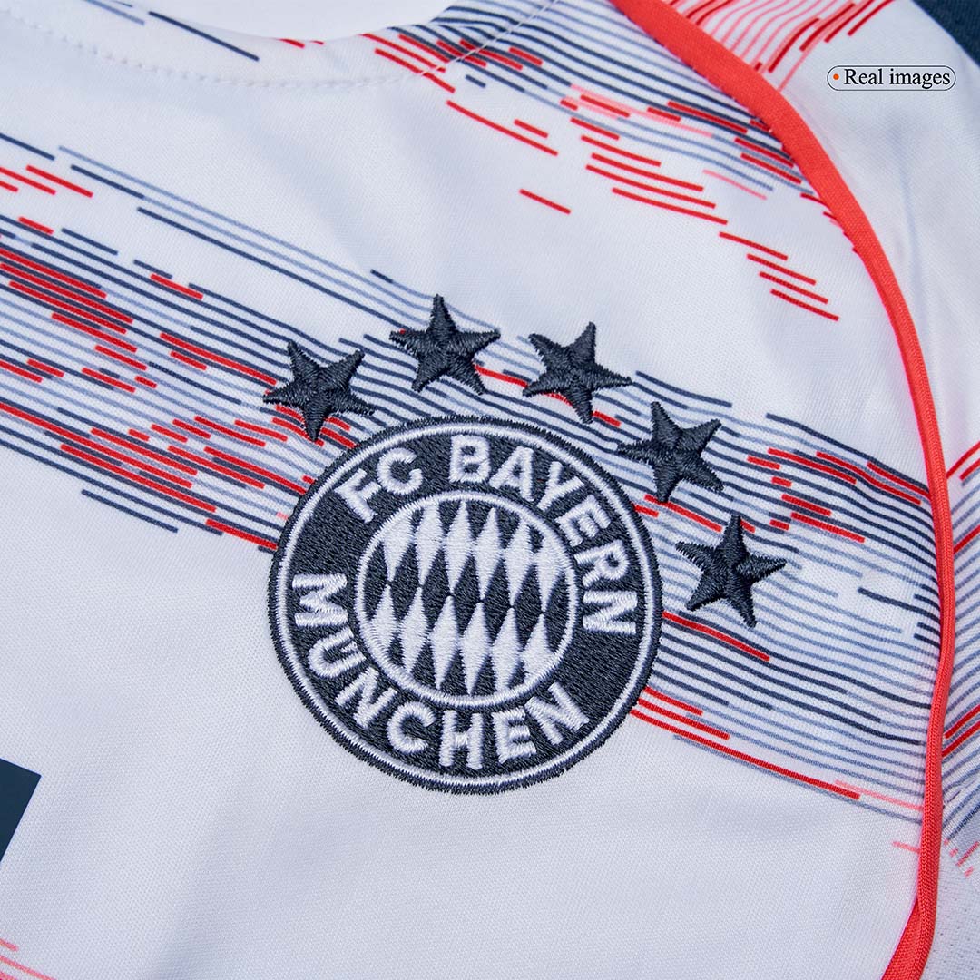 Bayern Munich Tröja 2025/26 Bortaställ Vit Barn-10