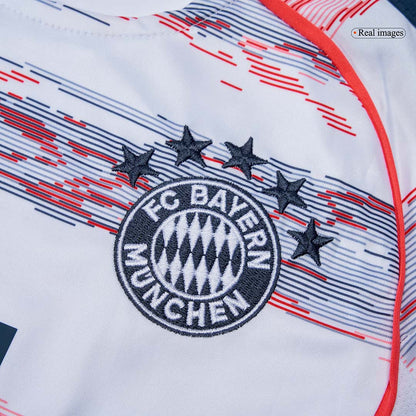 Bayern Munich Tröja 2025/26 Borta Vit Barn-10