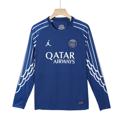 PSG Tröja 2024/25 Fourth Away Långärmad Mörkblå-9