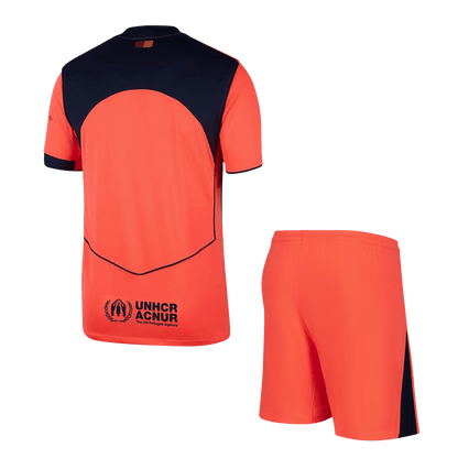 Barcelona Tröja Tredjeställ 2025/26 Orange-16