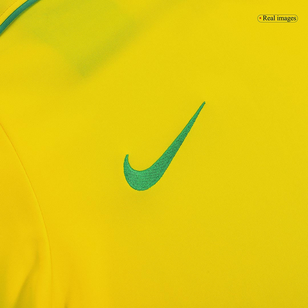 RIVALDO #10 Brasilien Hemmatröja 1998 Retro Tröja
 Gul