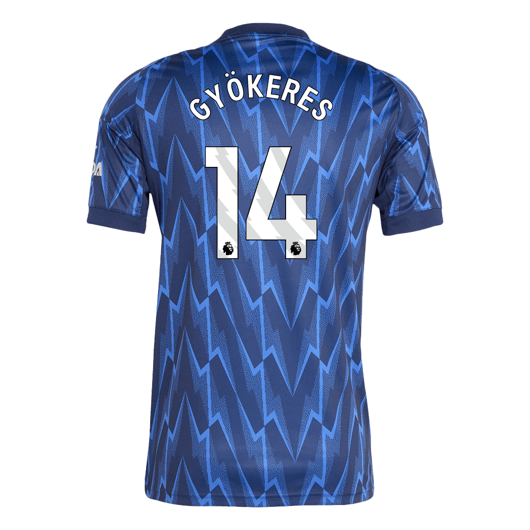 Arsenal Tröja GYÖKERES #14 2025/26 Borta Blå