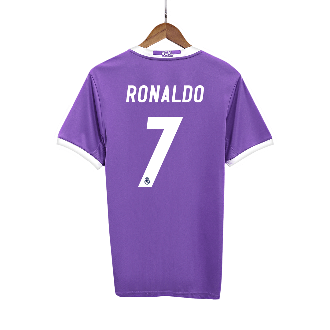 RONALDO #7 Real Madrid Bortatröja 2016/17 Retro Tröja
 Lila