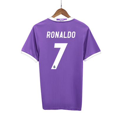 RONALDO #7 Real Madrid Bortatröja 2016/17 Retro Tröja
 Lila