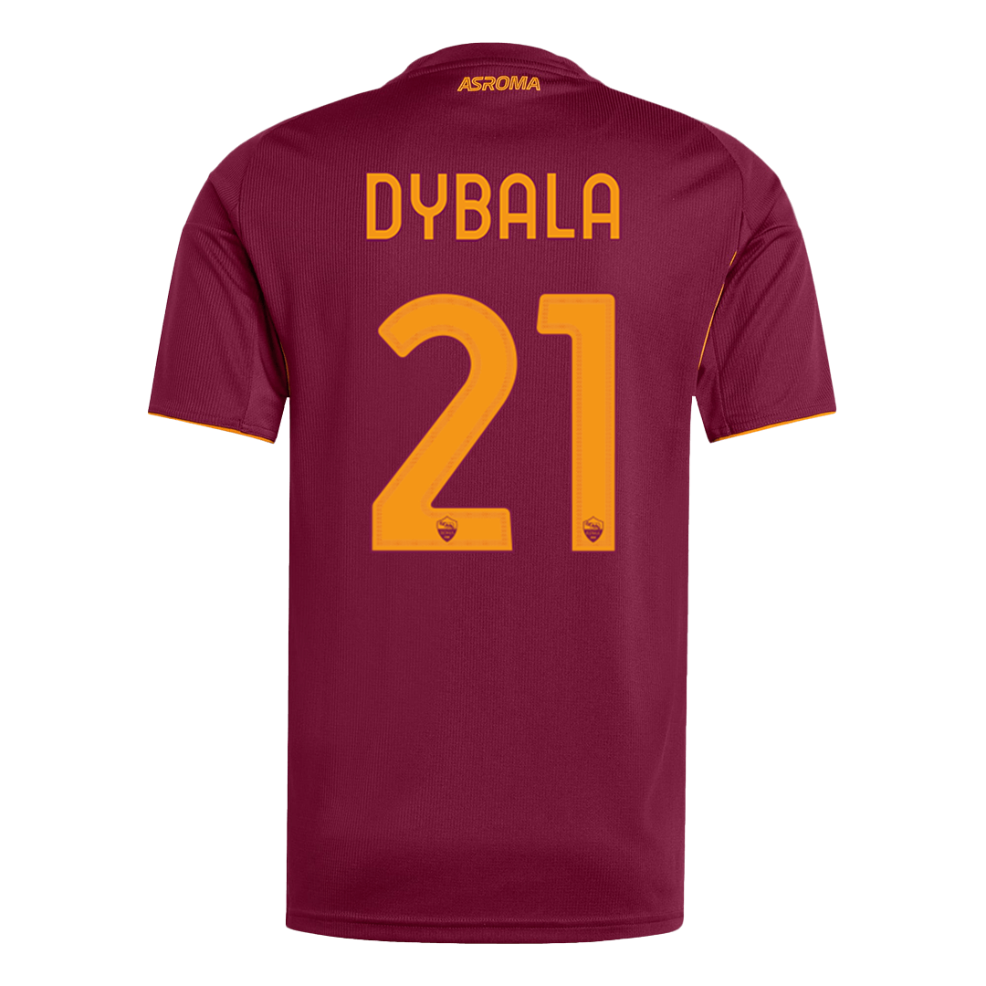 Roma Tröja DYBALA #21 2025/26 Hemma Röd-10