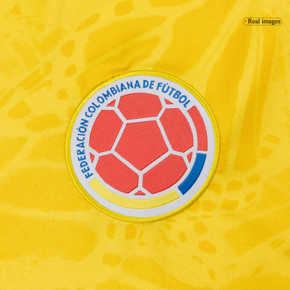 Colombia Tröja 2026 Hemma Långärmad Gul-6