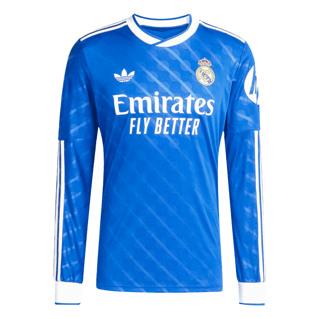 Real Madrid Tröja 2025/26 Tredje Långärmad Blå
