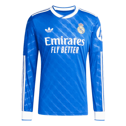 Real Madrid Tröja 2025/26 Tredje Långärmad Blå