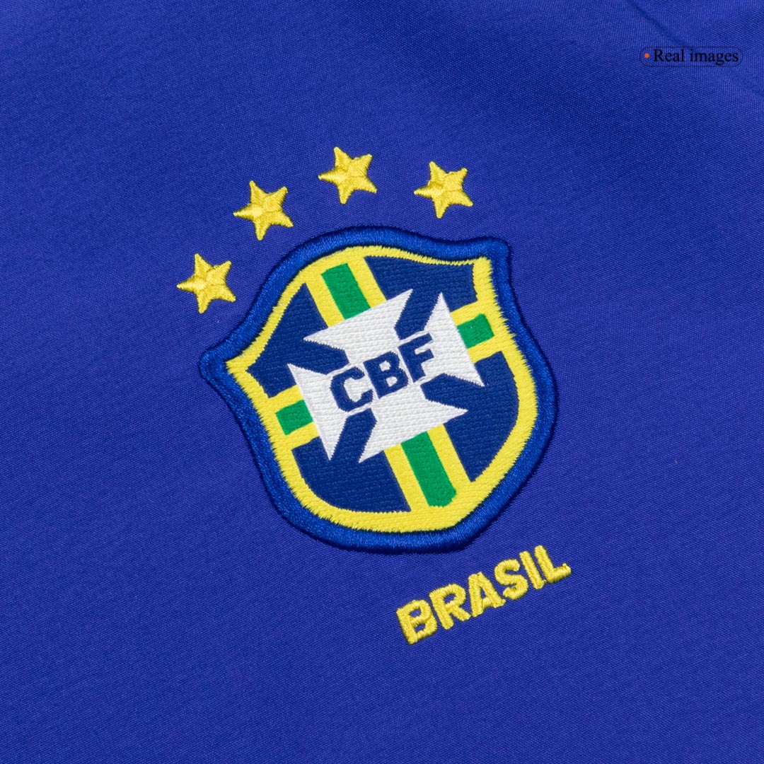 Brasilien Bortatröja 2002 Retro Tröja
 Blå