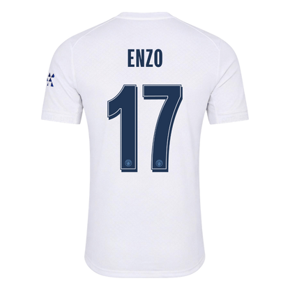 Manchester City Tröja ENZO #17 2026/27 Tredje Autentisk Vit - UCL-3