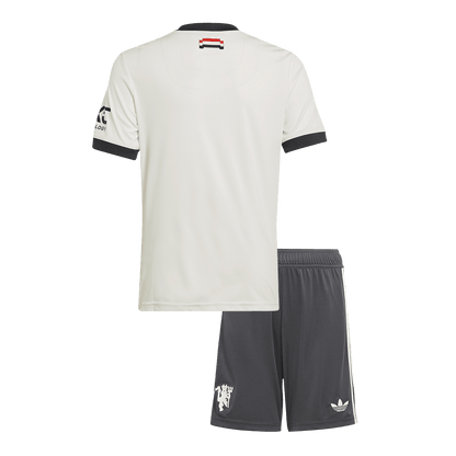 Manchester United Tröja 2024/25 Tredje Vit Barn-18