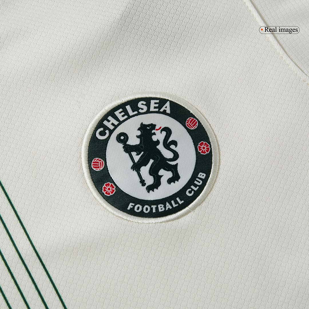 Chelsea Tröja 2025/26 Borta Vit-5