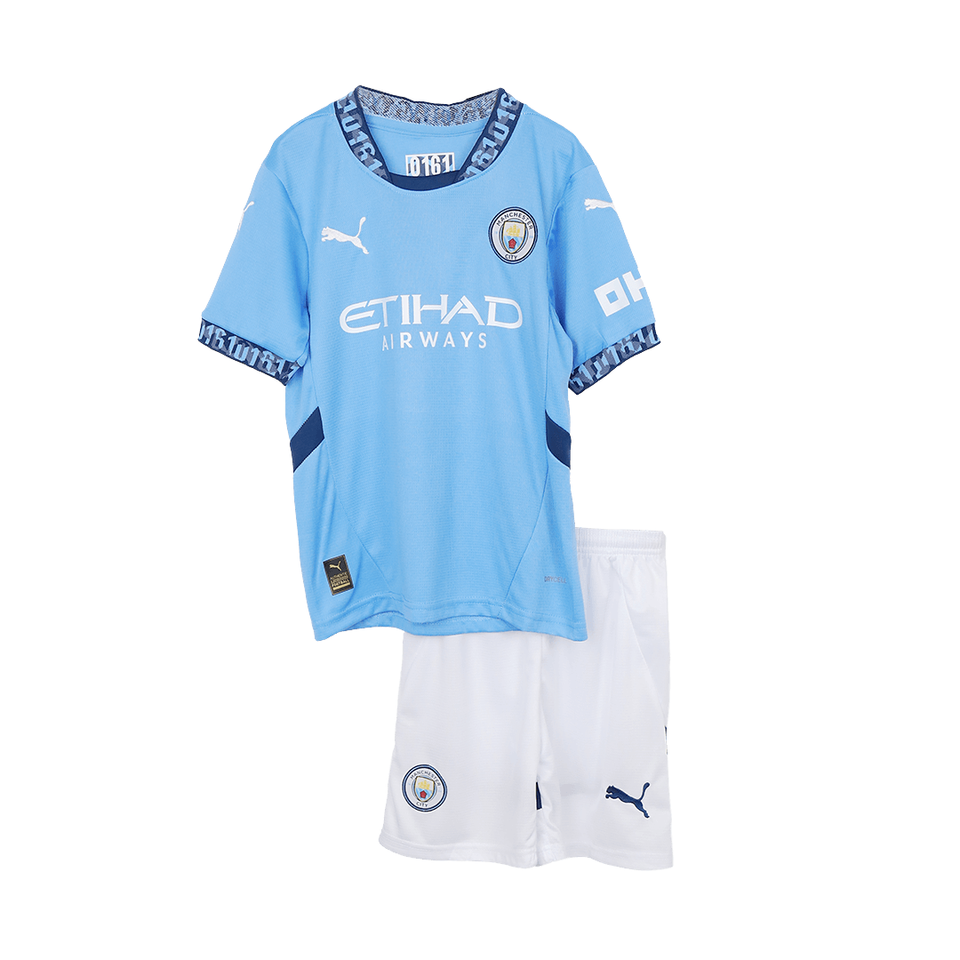 Manchester City Tröja 2024/25 Hemma Blå Barn