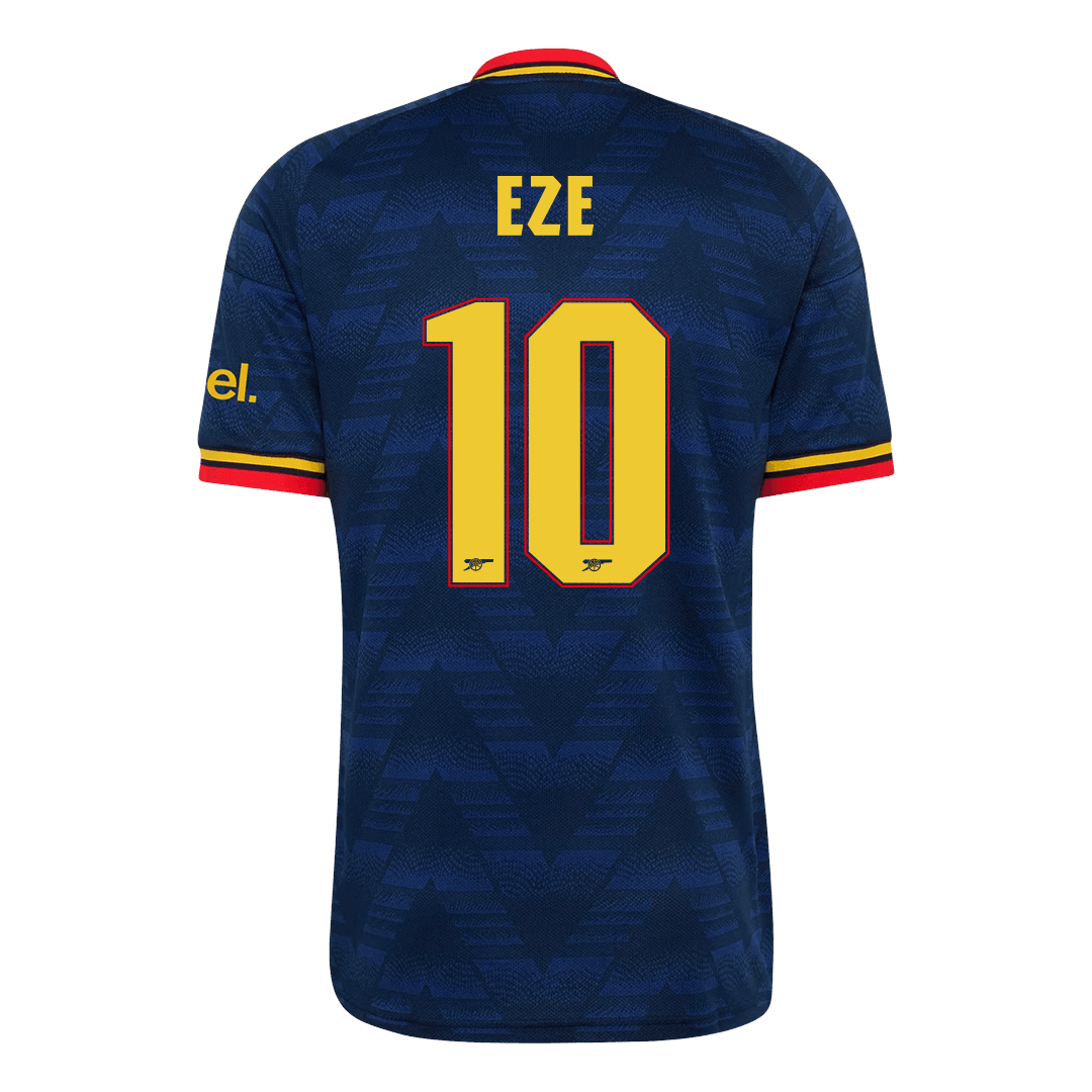 Arsenal Tröja EZE #10 2026/27 Borta Mörkblå - UCL-9