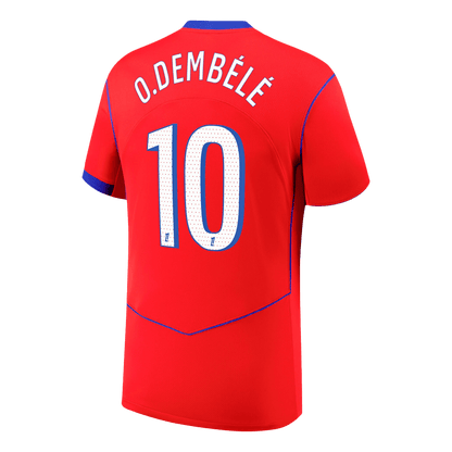 PSG Tröja O.DEMBÉLÉ #10 2025/26 Tredje Röd-8