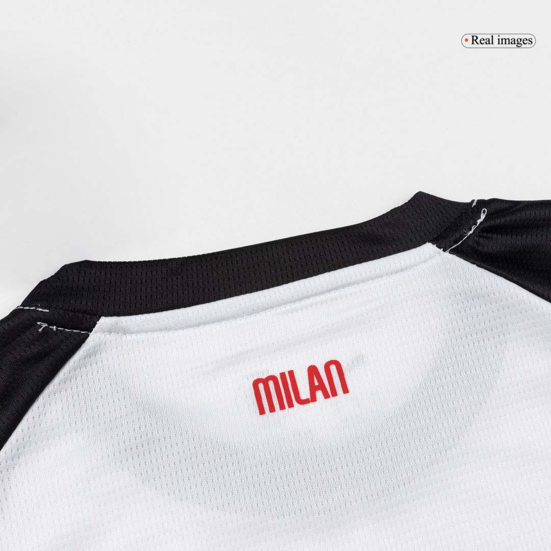 AC Milan Tröja 2025/26 Borta Vit Barn