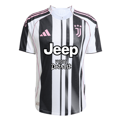Juventus Tröja KALULU #15 2025/26 Hemma Svart & Vitt-3