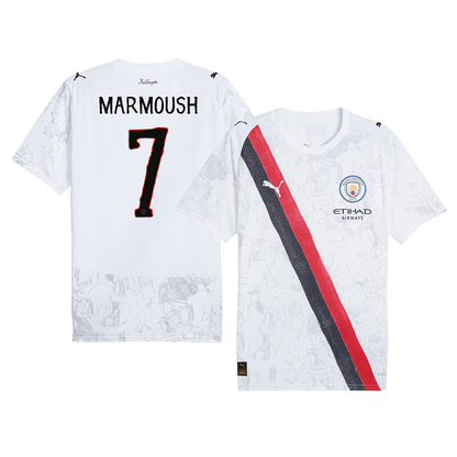 Manchester City Tröja MARMOUSH #7 2025/26 Vit