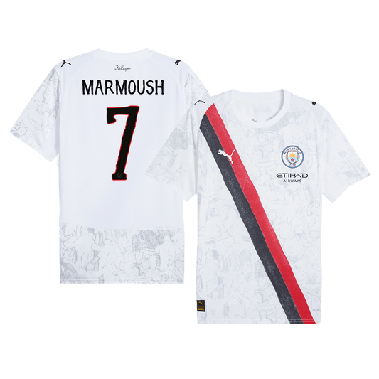 Manchester City Tröja MARMOUSH #7 2025/26 Vit