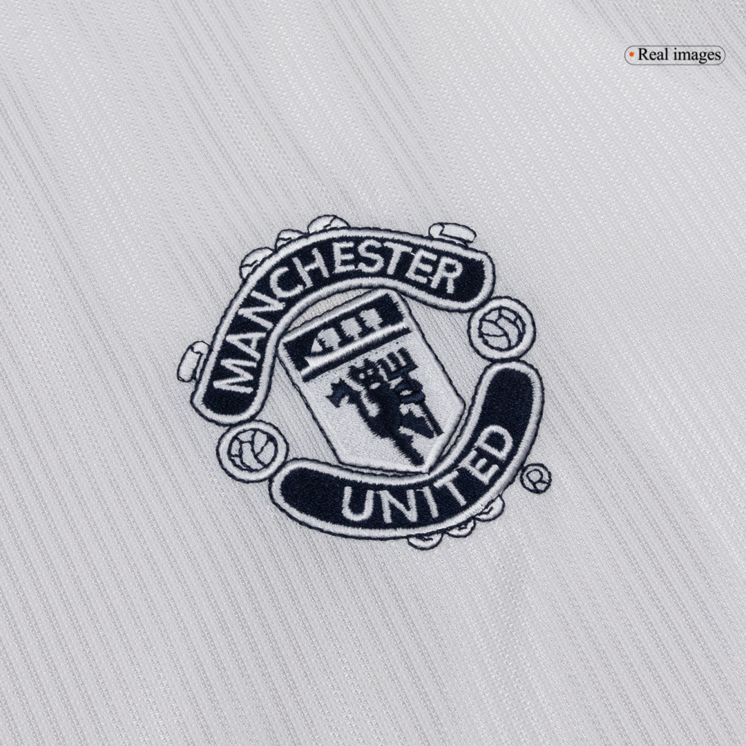 Manchester United Bortatröja 2000/01 Retro Tröja
 Vit