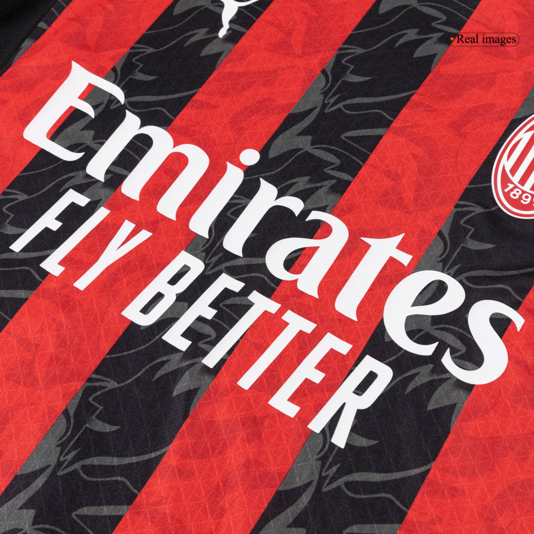 AC Milan Tröja 2025/26 Hemma Röd & Svart