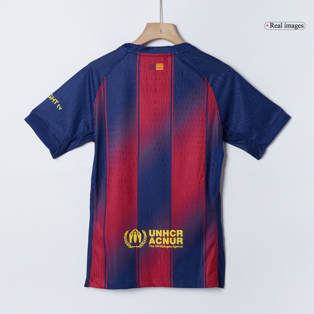 Barcelona Tröja RASHFORD #14 2025/26 Hemma Röd & Blå