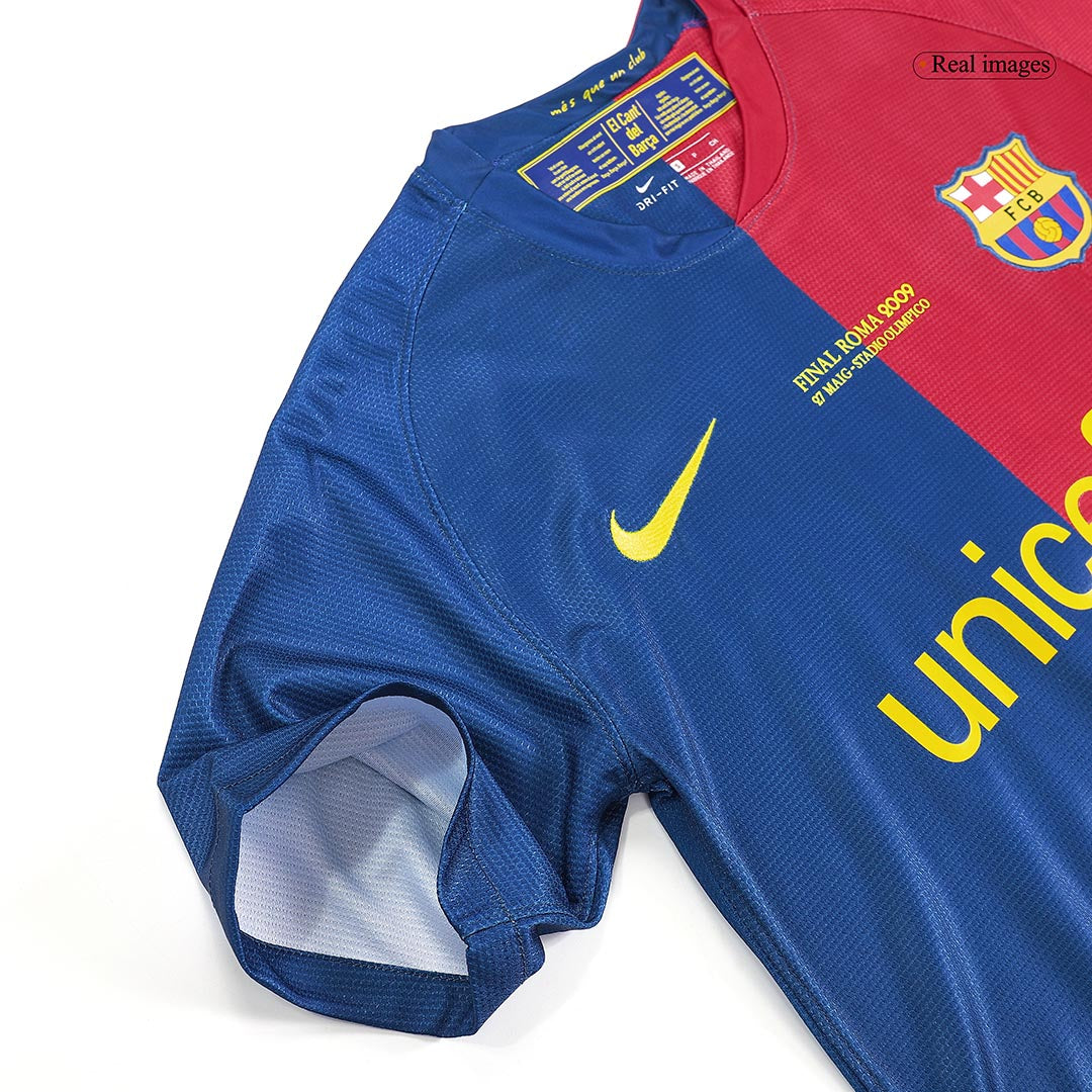 XAVI #6 Barcelona Hemmatröja 2008/09 Retro Tröja
 Blue&Red - UCL Final-6
