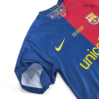 XAVI #6 Barcelona Hemmatröja 2008/09 Retro Tröja
 Blue&Red - UCL Final-6