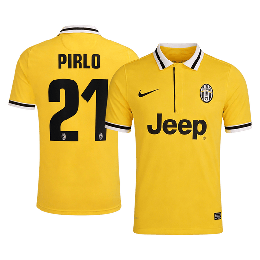 PIRLO #21 Juventus Bortatröja 2013/14 Retro Tröja
 Gul
