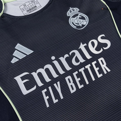 Real Madrid Tröja 2025/26 Borta Mörkblå Barn Premium-8