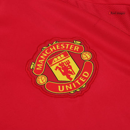 Manchester United Tröja 2024/25 Hemma Långärmad Röd-8