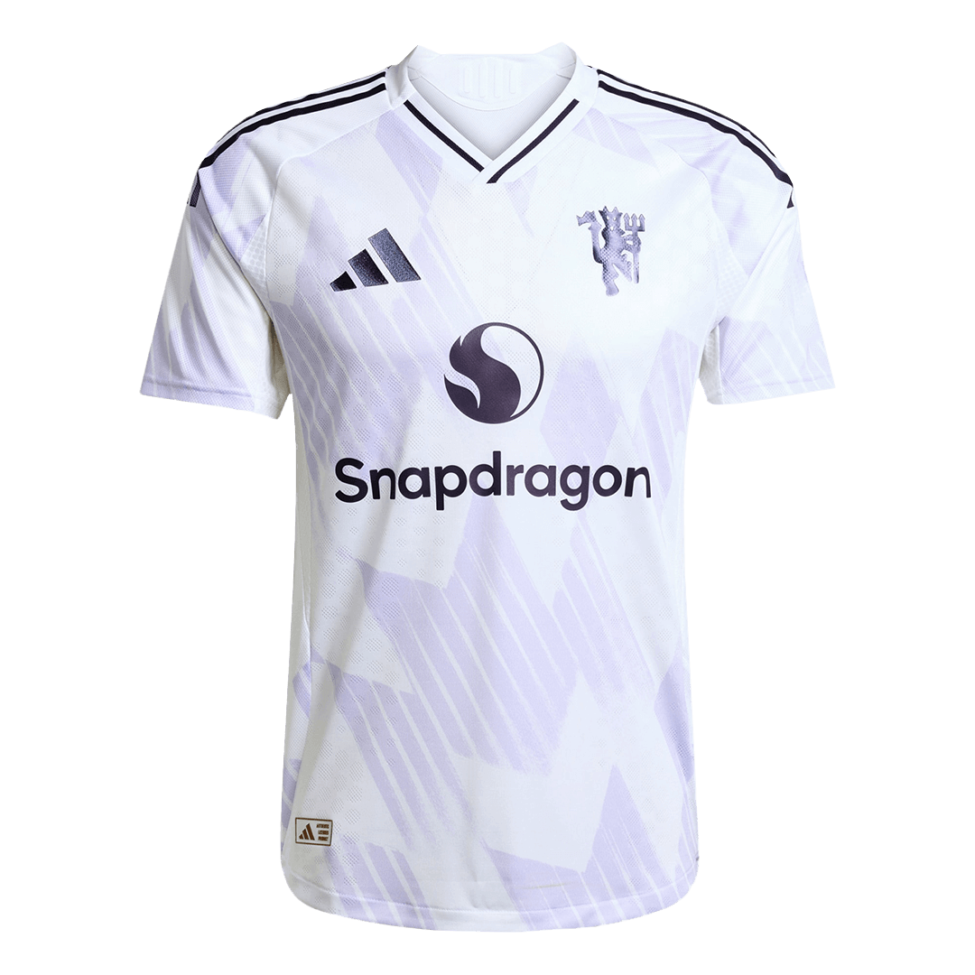 Manchester United Tröja B.FERNANDES #8 2025/26 Borta Vit