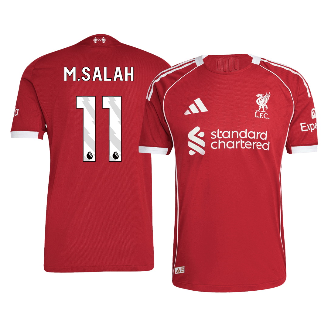 Liverpool Tröja M.SALAH #11 2025/26 Hemma Röd