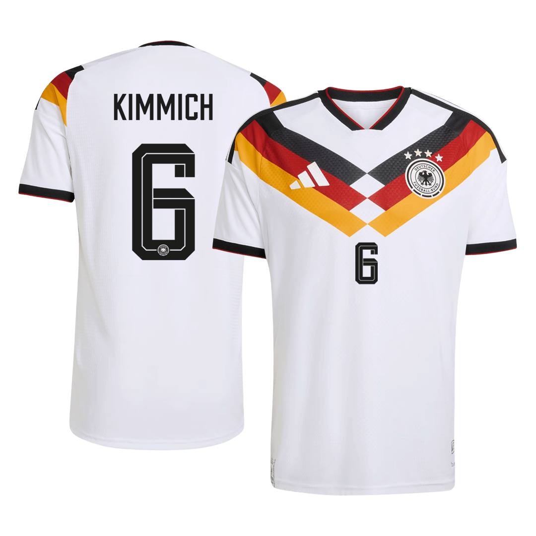 Tyskland Tröja KIMMICH #6 2026 Hemma Autentisk Vit