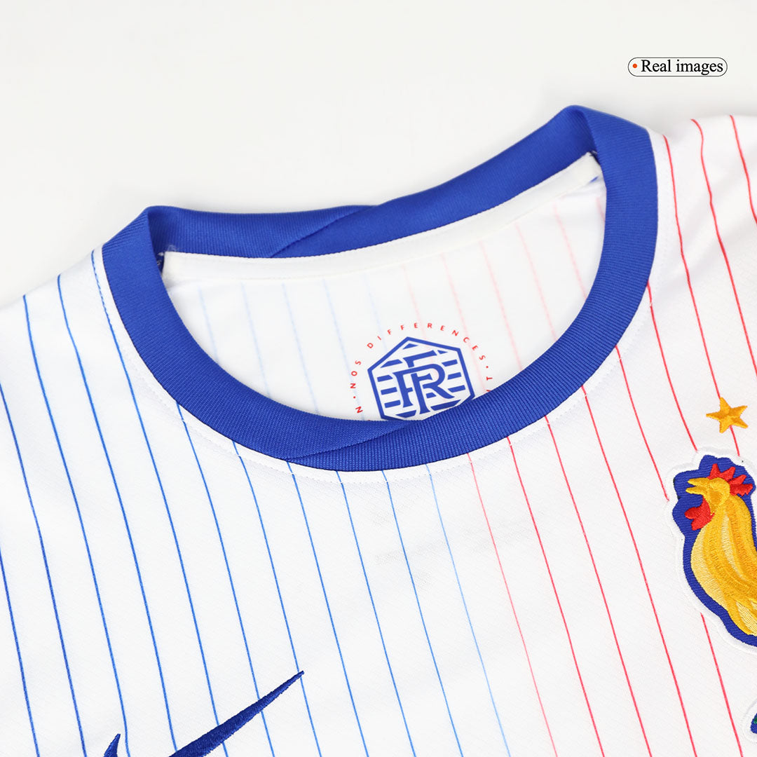 Frankrike Tröja PAVARD #2 Euro 2024 Borta Vit