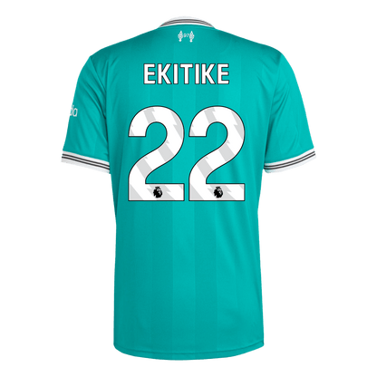 Liverpool Tröja EKITIKE #22 2025/26 Tredje Grön-10