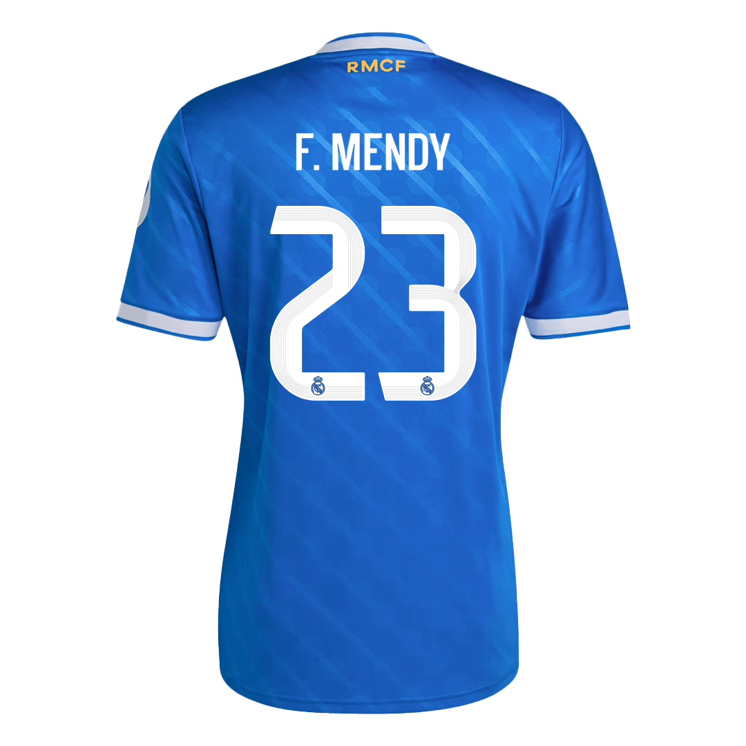 Real Madrid Tröja F. MENDY #23 2025/26 Tredje Blå-9