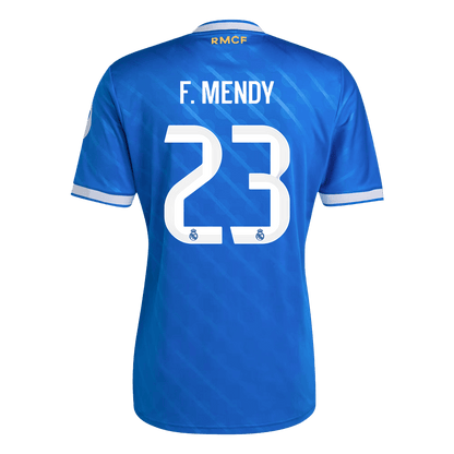 Real Madrid Tröja F. MENDY #23 2025/26 Tredje Blå-9
