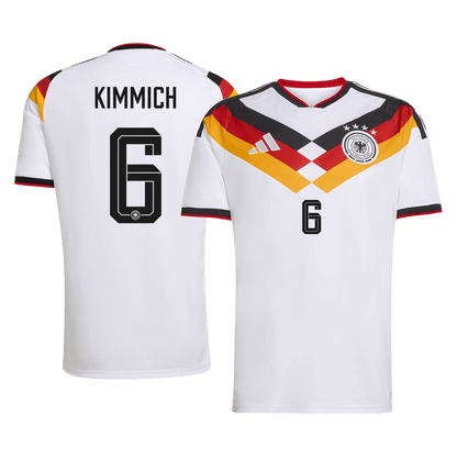 Tyskland Tröja KIMMICH #6 2026 Hemma Vit