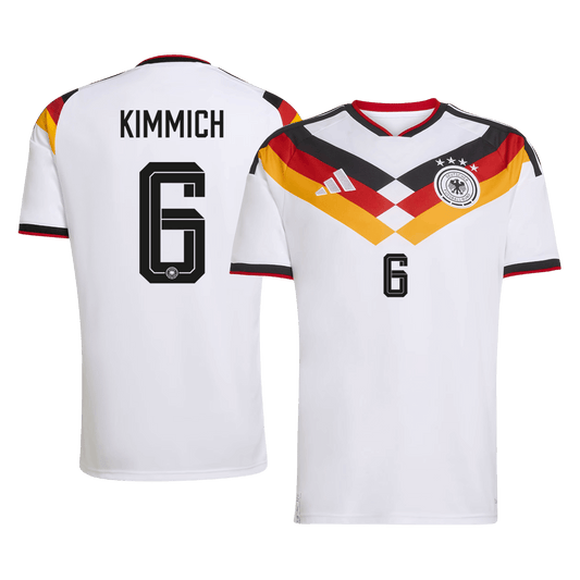Tyskland Tröja KIMMICH #6 2026 Hemma Vit