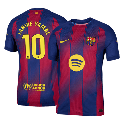Barcelona Tröja LAMINE YAMAL #10 2025/26 Hemma Röd & Blå