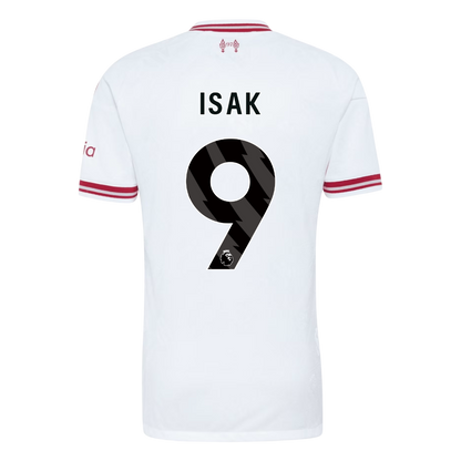 Liverpool Tröja ISAK #9 2026/27 Borta Autentisk Vit-3