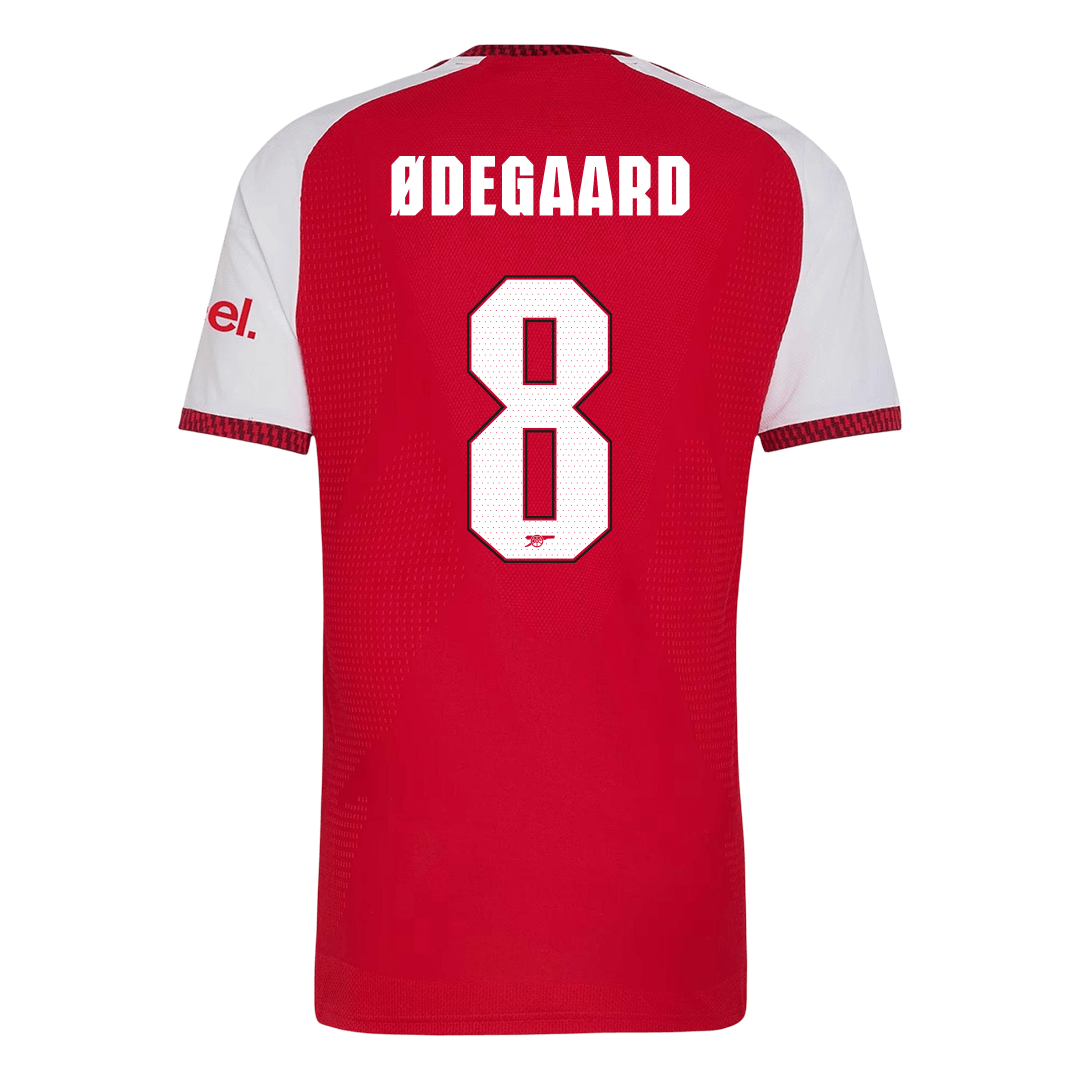 Arsenal Tröja ØDEGAARD #8 2026/27 Hemma Autentisk Röd - UCL