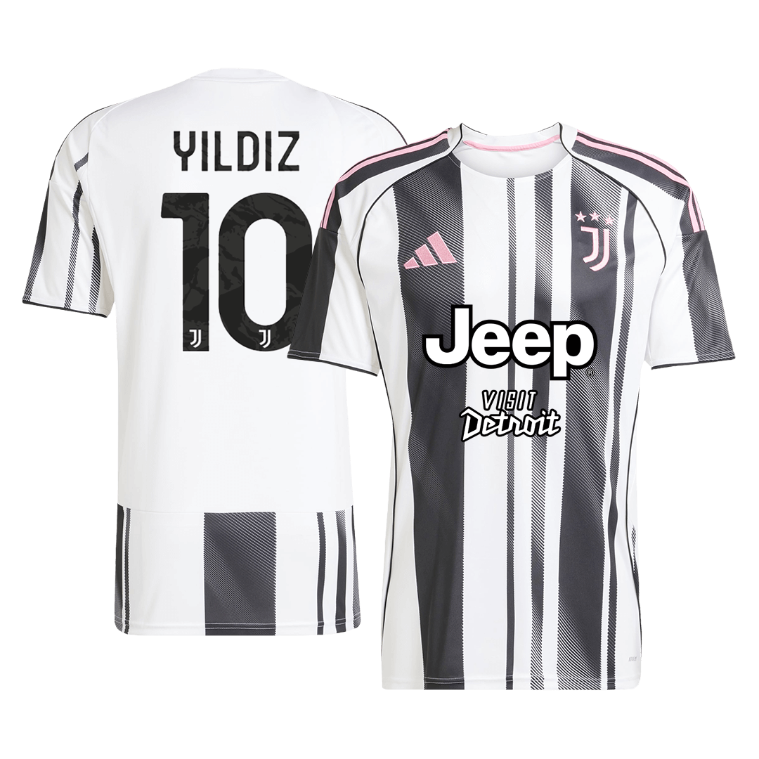 Juventus Tröja YILDIZ #10 2025/26 Hemma Svart & Vitt